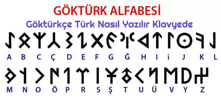 Göktürkçe Türk Yazısı Klavye