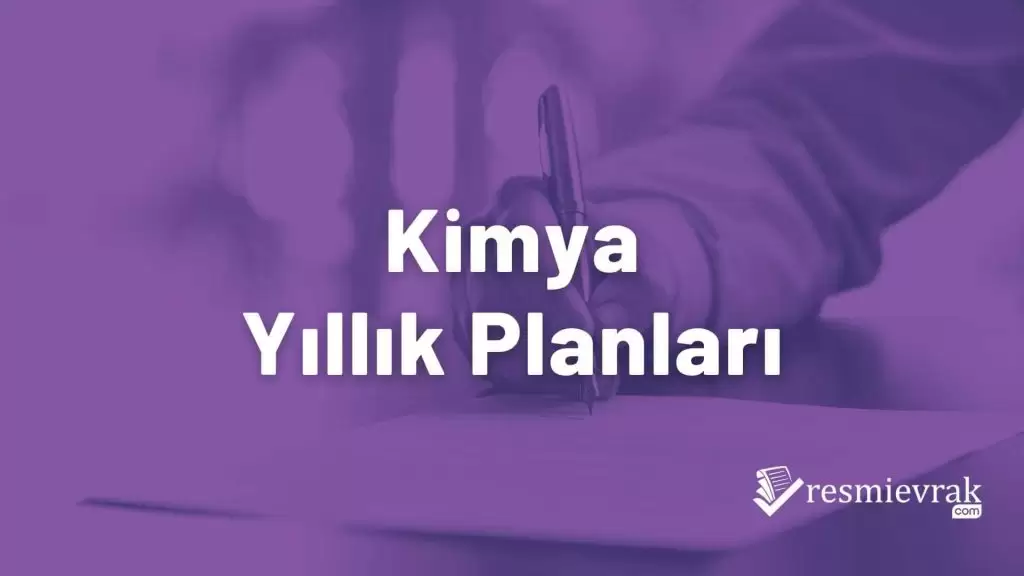 Kimya-Yillik-Planlari